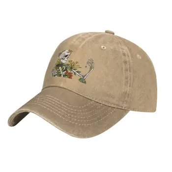 Кепка с костями и ботаникой, Ковбойская шляпа, бейсбольная шляпа, роскошная шляпа, женская мужская
